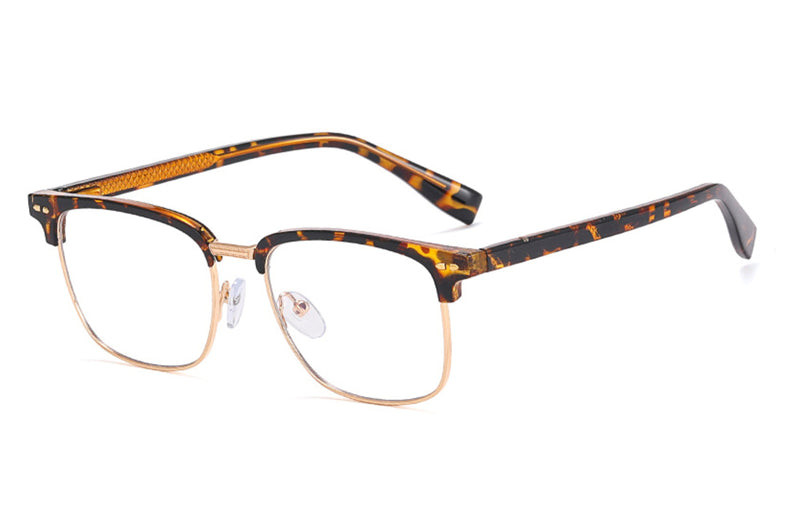 Clubmaster | Blue Light Browline Glasses