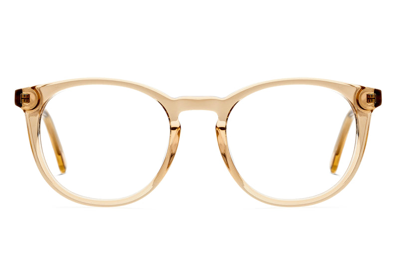 Crystal | Clear Round Glasses