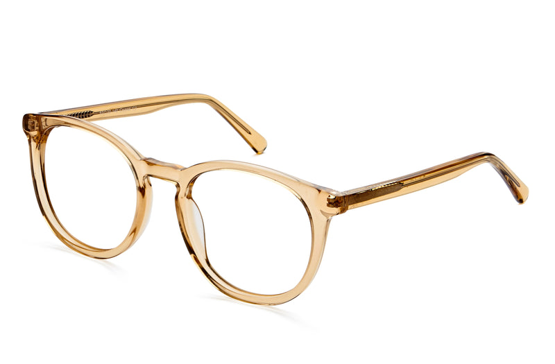 Crystal | Clear Round Glasses