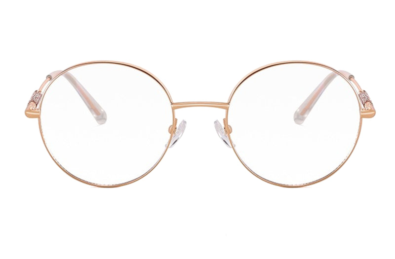 Everly | Blue Light Round Glasses