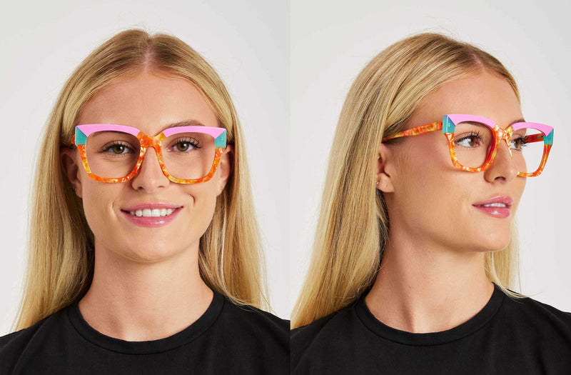 Flavour | Square Colourful Premium Glasses