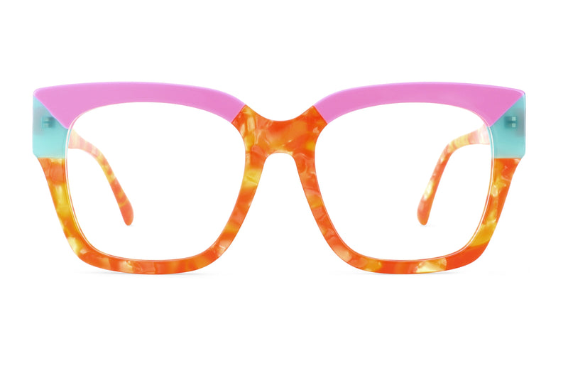 Flavour | Square Colourful Premium Glasses