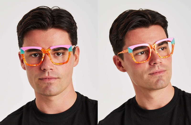 Flavour | Square Colourful Premium Glasses